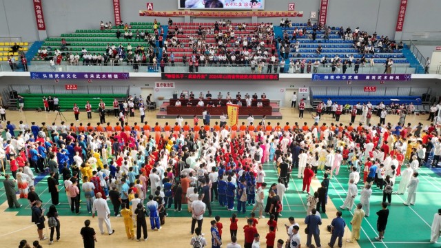 山西省传统武术邀请赛在长子县开赛