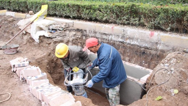 长子县雨污分流漳源北路段预计12月初恢复交通