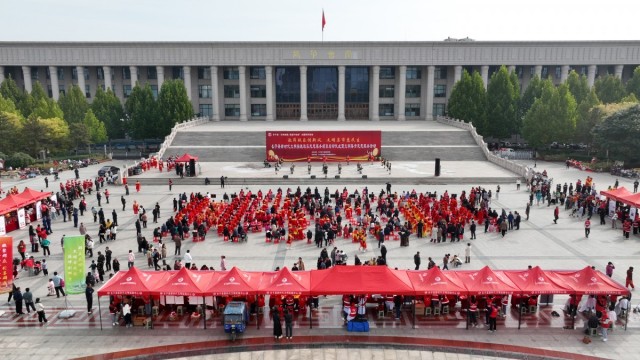 长子县新时代文明实践鼓乐志愿服务项目启动仪式暨文明集市志愿服务活动举行