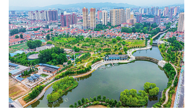 一池碧水映照城市美景——长治市创新环境治理模式绘就和谐生态画卷