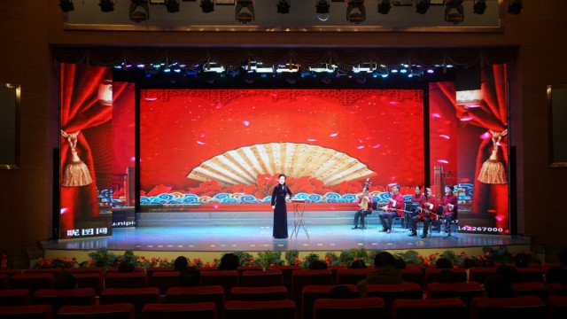 长治长子县：非遗鼓书唱全会  乡音声声递党情