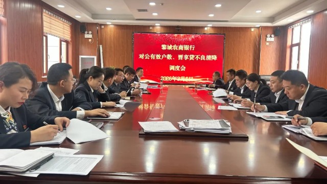 【赢战首季 开门必红】长治市黎城农商银行召开专项调度会 攻坚对公增户与&ldquo;晋享贷&rdquo;不良清降